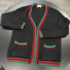 Wishful Thinking black knit cardigan